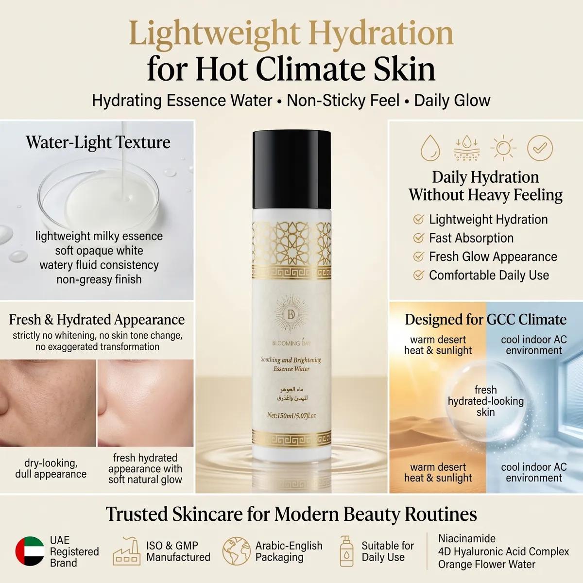 BLOOMING DAY Soothing & Brightening Essence Water 150ml Toner
