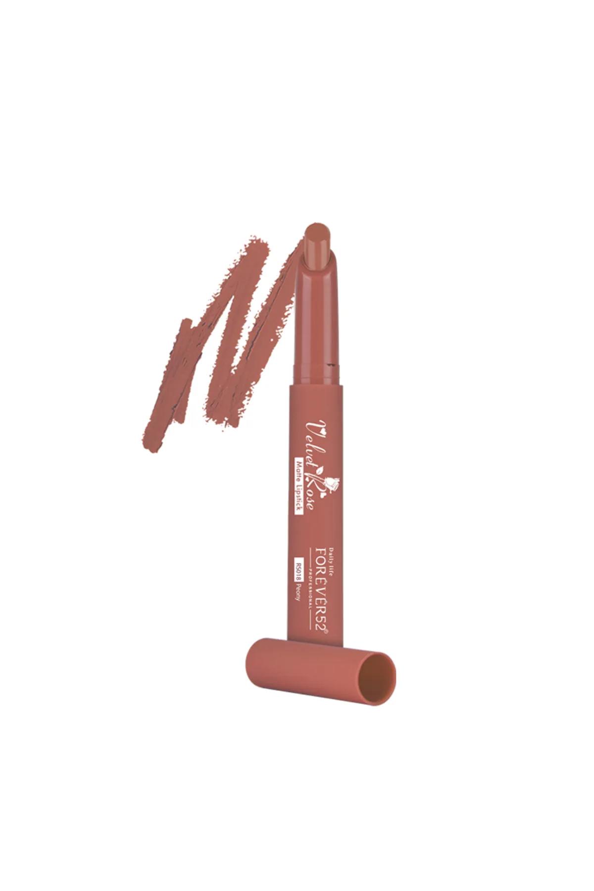 Forever52 Velvet Rose Matte Lipstick-Peony - RS018