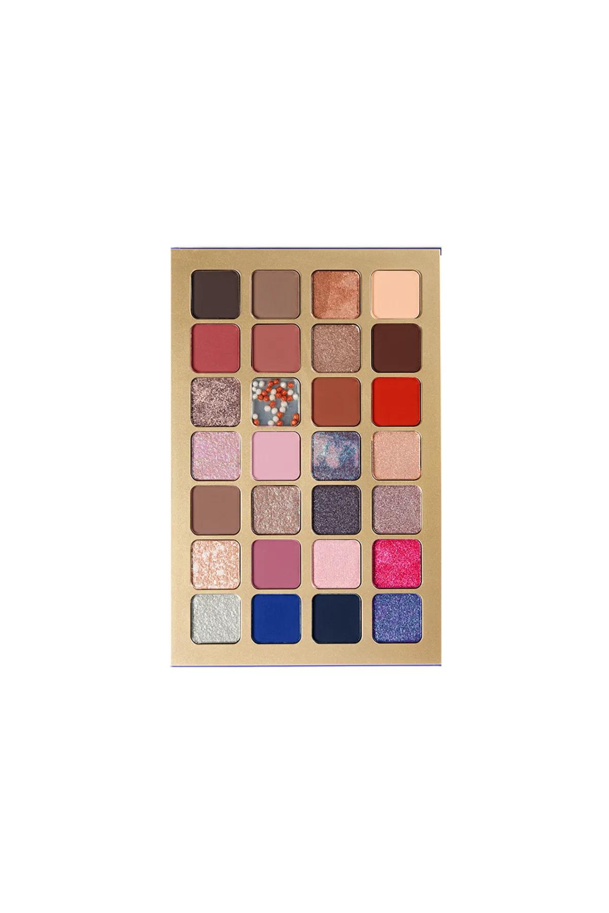Forever52 28 Color Intense Eyeshadow Palette-Blue Lava - ICP003