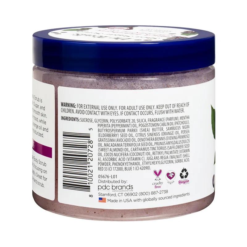 Dr Teal's Shea Sugar Body Scrub Black Elderberry 538g
