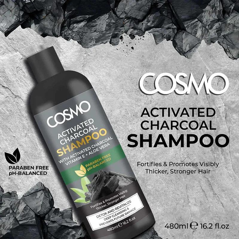 Cosmo Activated Chrcol Shampo 480Ml