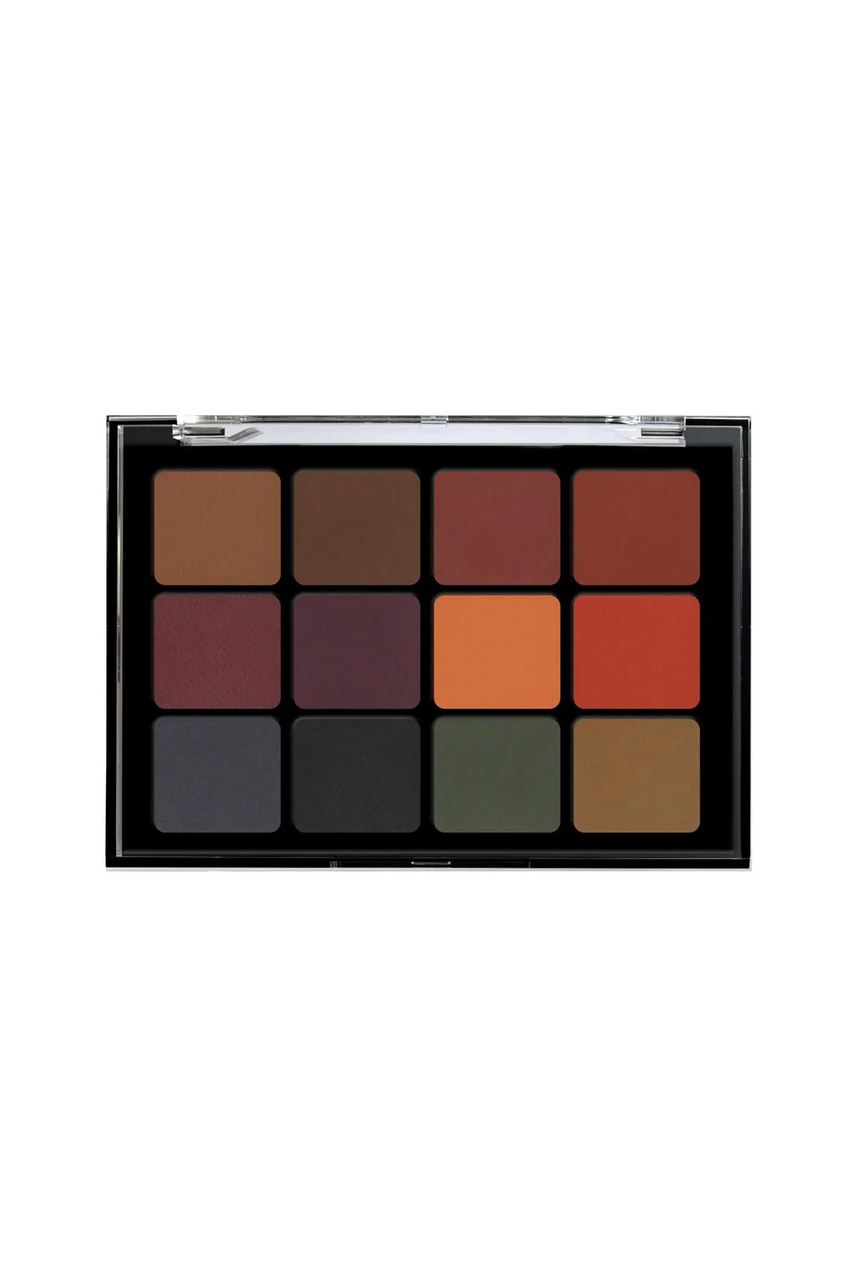 Viseart 12 Color Eyeshadow Palette Dark Matte-Dark Matte � VPE04