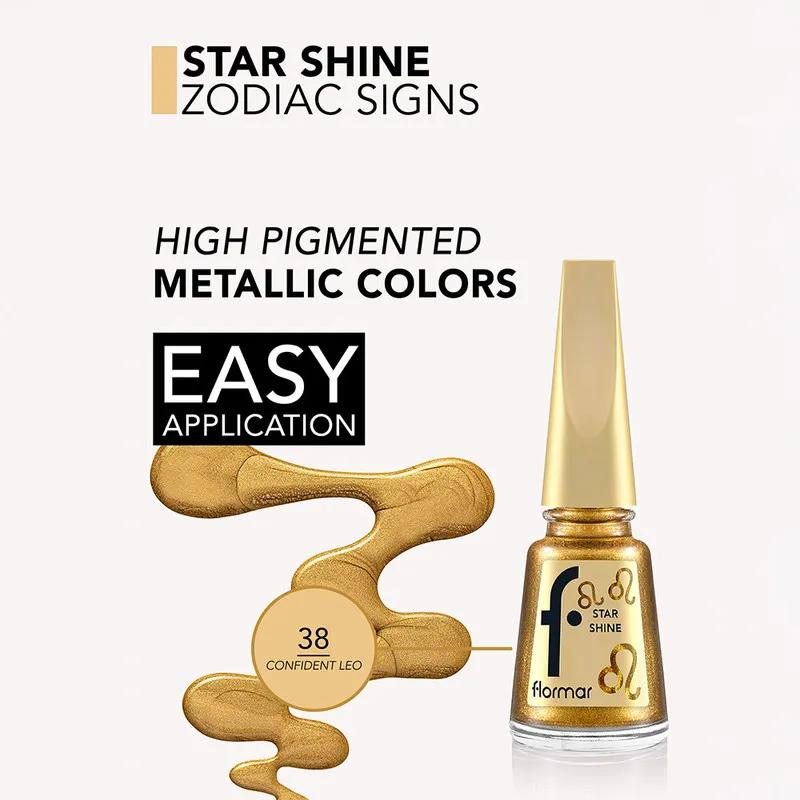 Flormar Star Shine Nail Enamel Zodiac -  38 Confident Leo