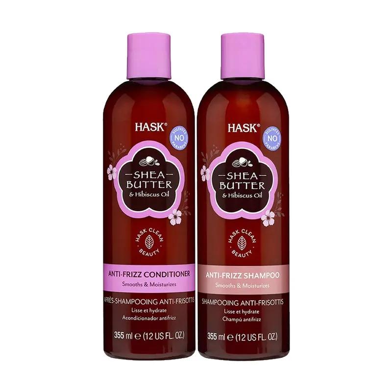 Hask Shea Butter & Hibiscus Oil Shampoo 355 ml + Conditioner 355 ml