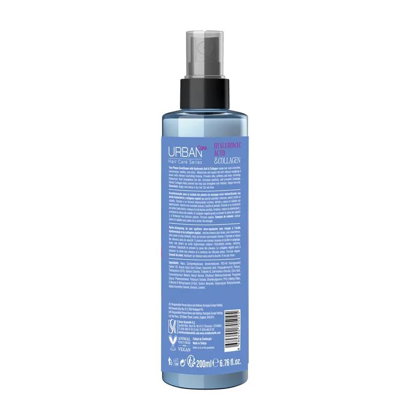 Urban Care Hyaluronic Acid & Collagen Leave-in conditioner Spray +UV Protectant 200ml