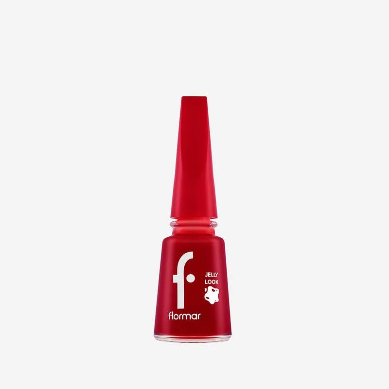 Flormar Jelly Look Nail Enamel - JL23 Stunning Red