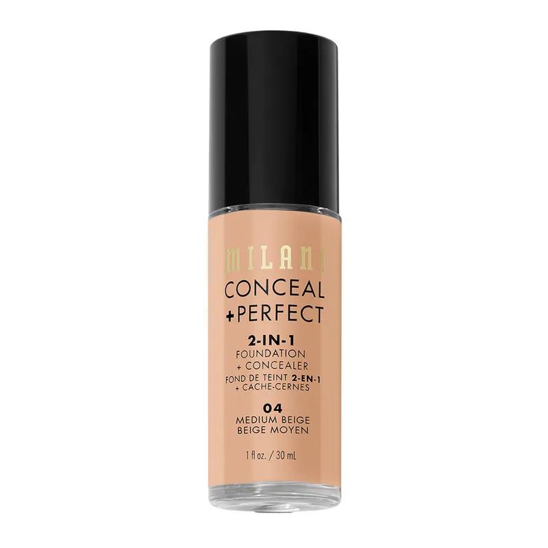 Milani Conceal + Perfect 2-In-1 Foundation - 04 Medium Beige
