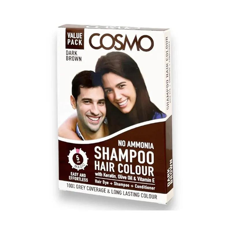 Cosmo Hair Colour Shampoo 5Minute Magic Brown 25Ml
