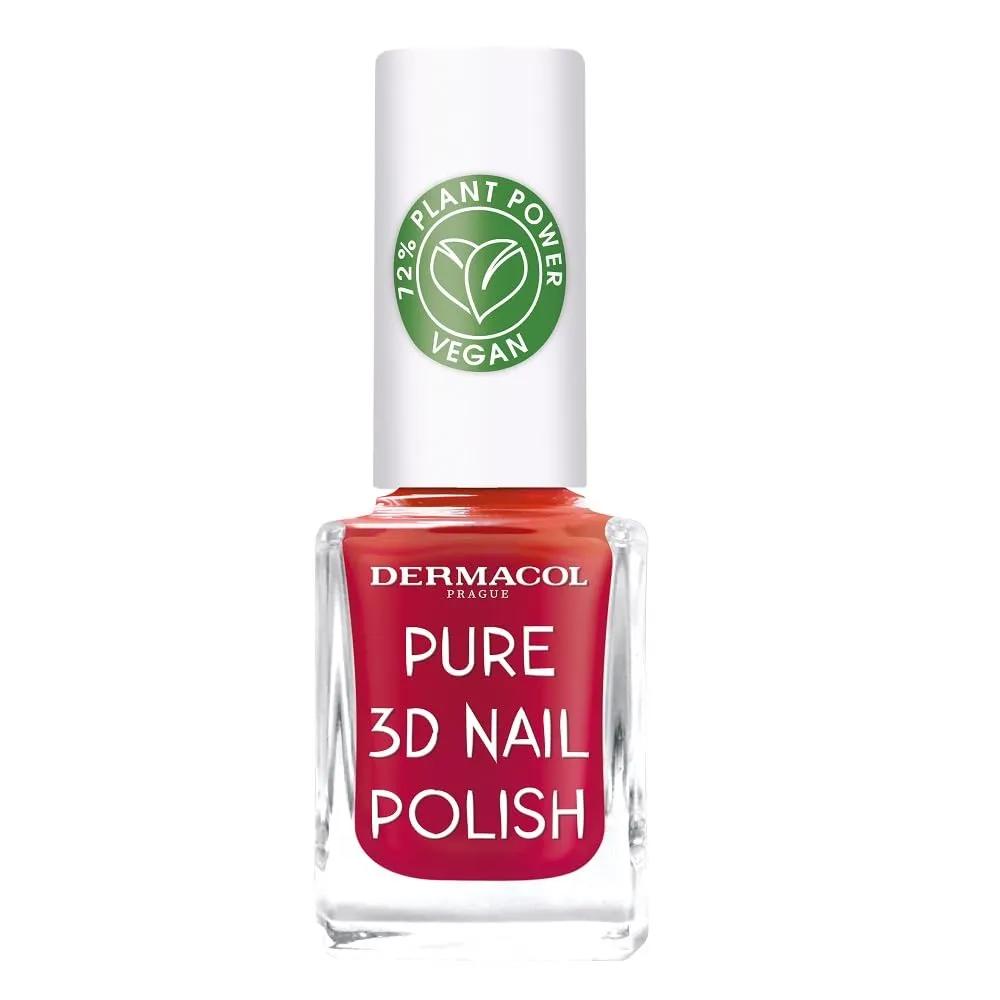 Dermacol Pure 3D Nail Polish (Poppy Red)