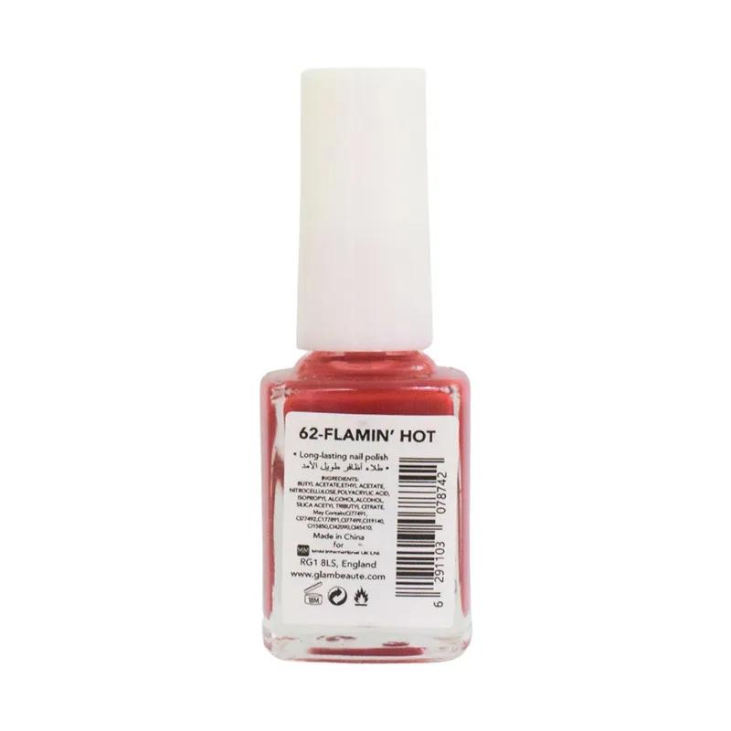 Glambeaute Nail Enamel 62 - Flamin® Hot