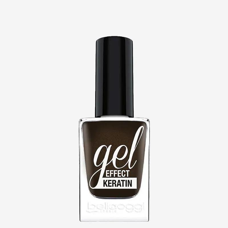 Bellaoggi Nail Polish Gel Effect Keratin - Coffe Bean