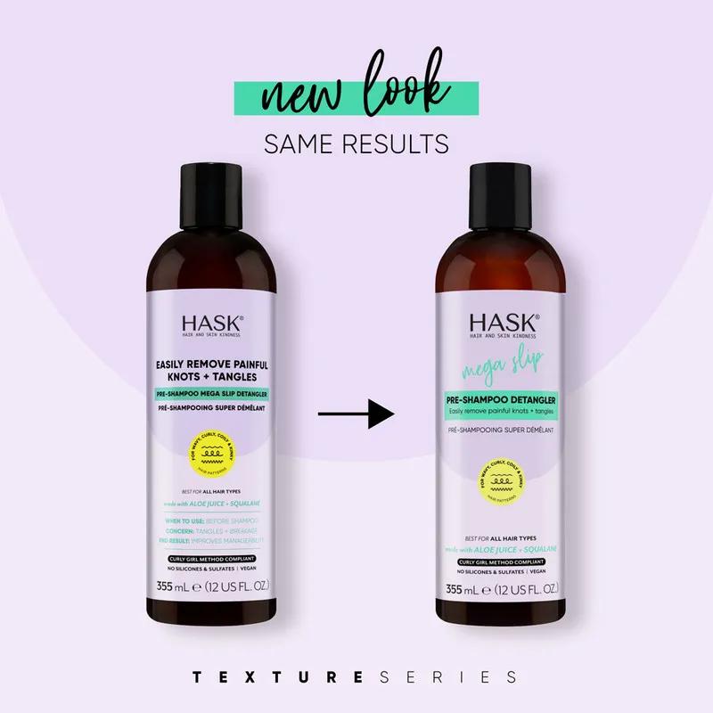 Hask Texture Solutions Pre-Shampoo Mega Slip Detangler 355ml