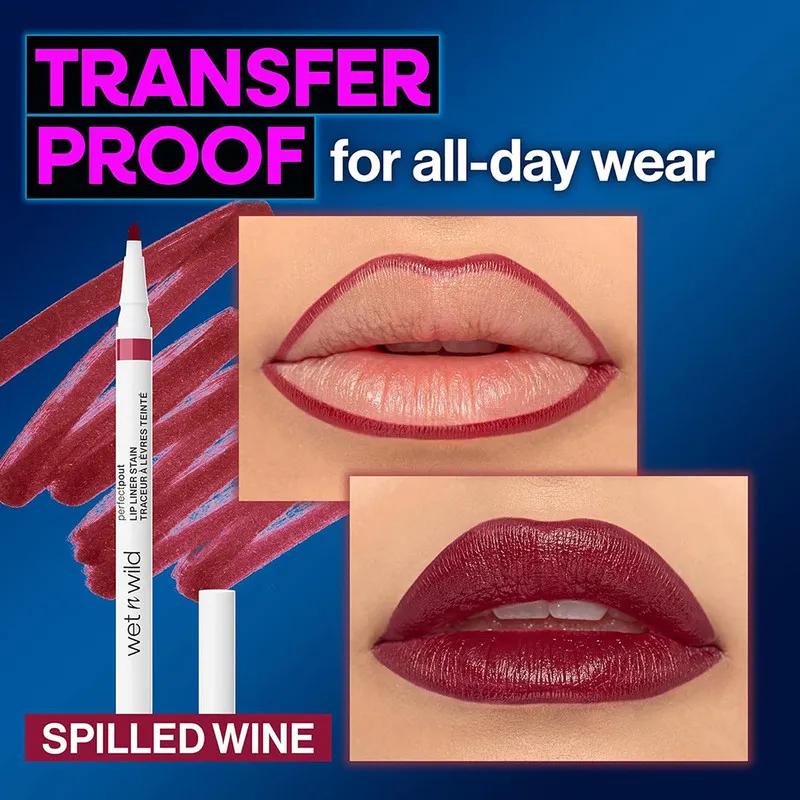 WnW Perfect Pout Lip Liner Stain - Spilled Wine