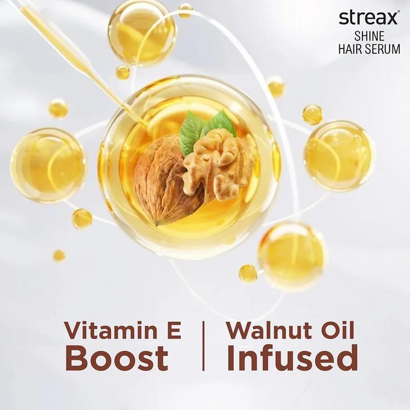 Streax Shine Walnut Hair Serum 200Ml