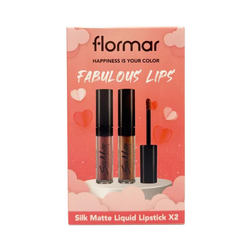 Flormar Silk Matte Liquid Lipstick 2Pc Value Pack