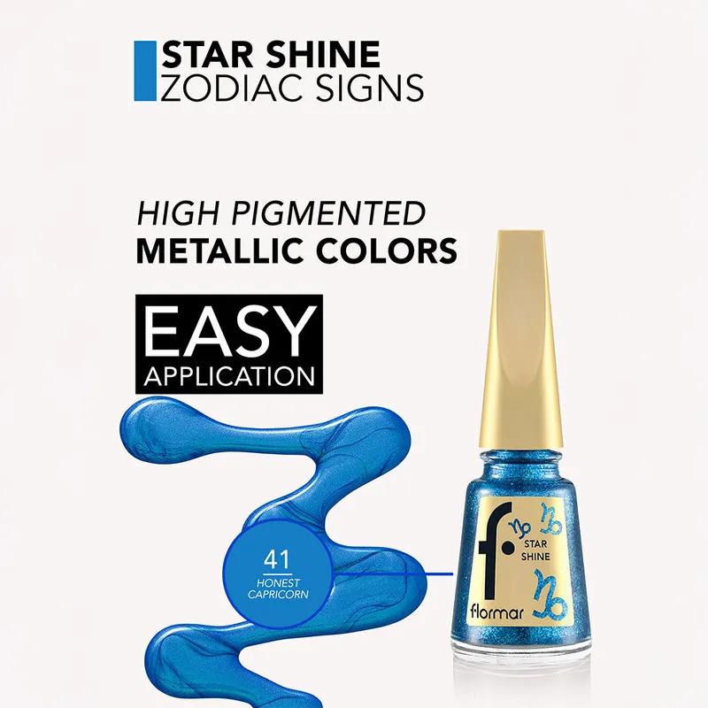 Flormar Star Shine Nail Enamel Zodiac -  41 Honest Capricorn