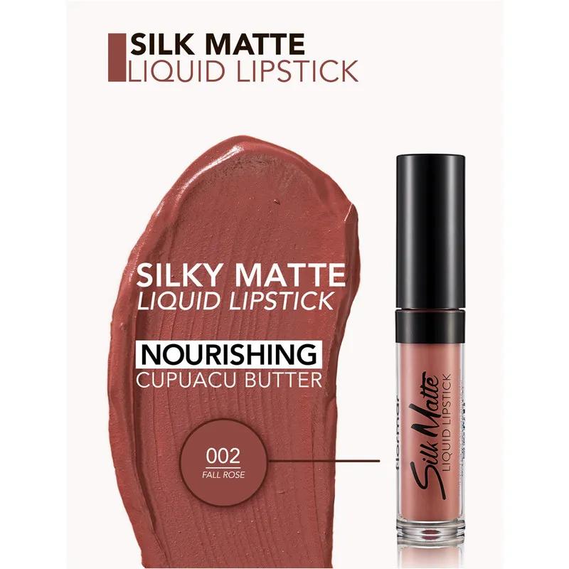 Flormar Silk Matte Liquid Lipstick - 02 Fall Rose