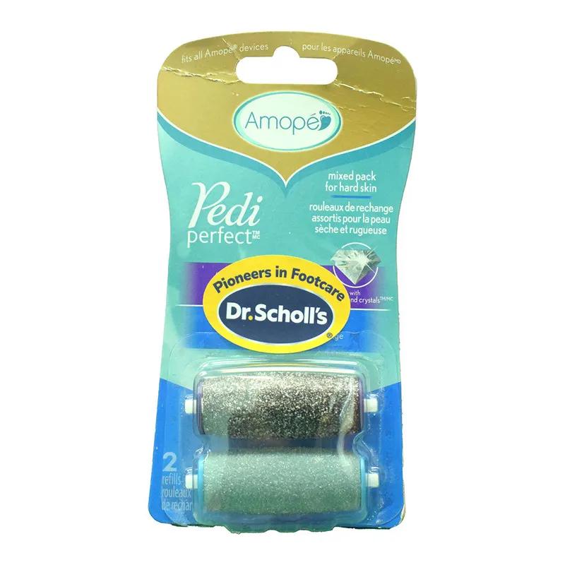 Dr. Scholl's Amope Pedi Perfect Foot File Mixed Pack For Hard Skin Regular+Ultra 2 ct