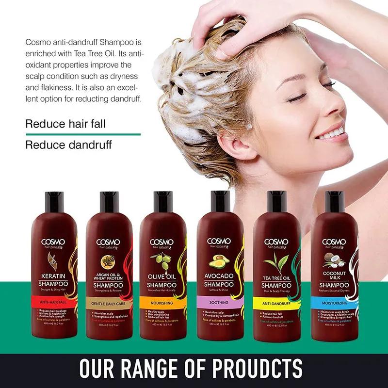 Cosmo Tea Tree Shampoo 480Ml