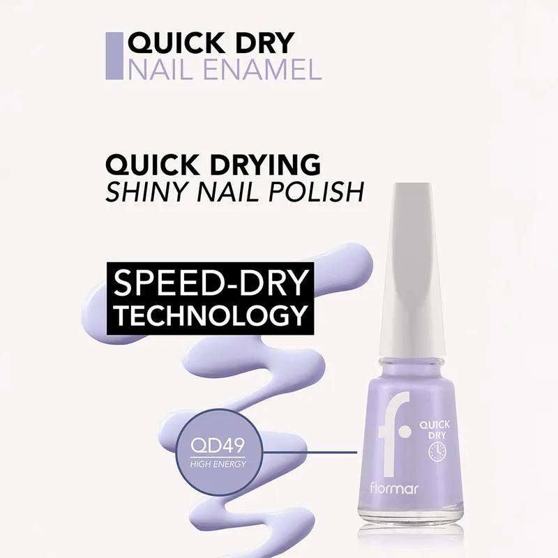 Flormar NP Quick Dry Nail Enamel - 50 Fresh Baby