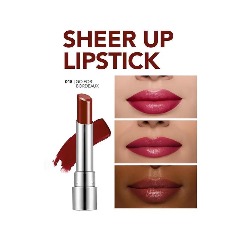 Flormar New Sheer Up Lipstick - 15 Go for Bordeaux