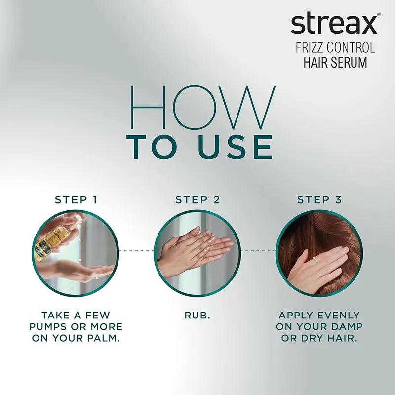 Streax Frizz Control Hair Serum 100Ml