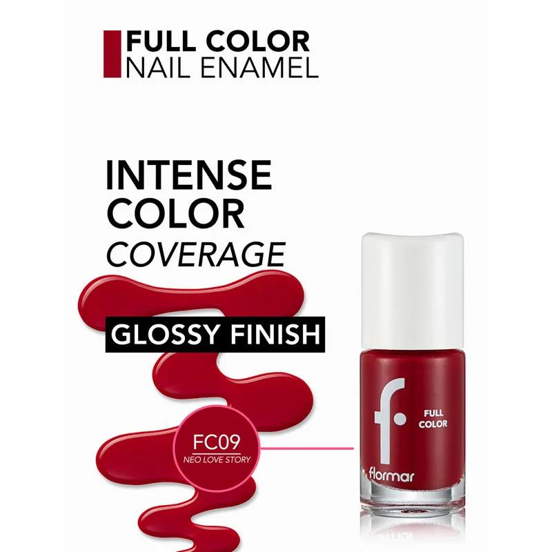 Flormar Full Color Nail Enamel - FC09 Neo love Story