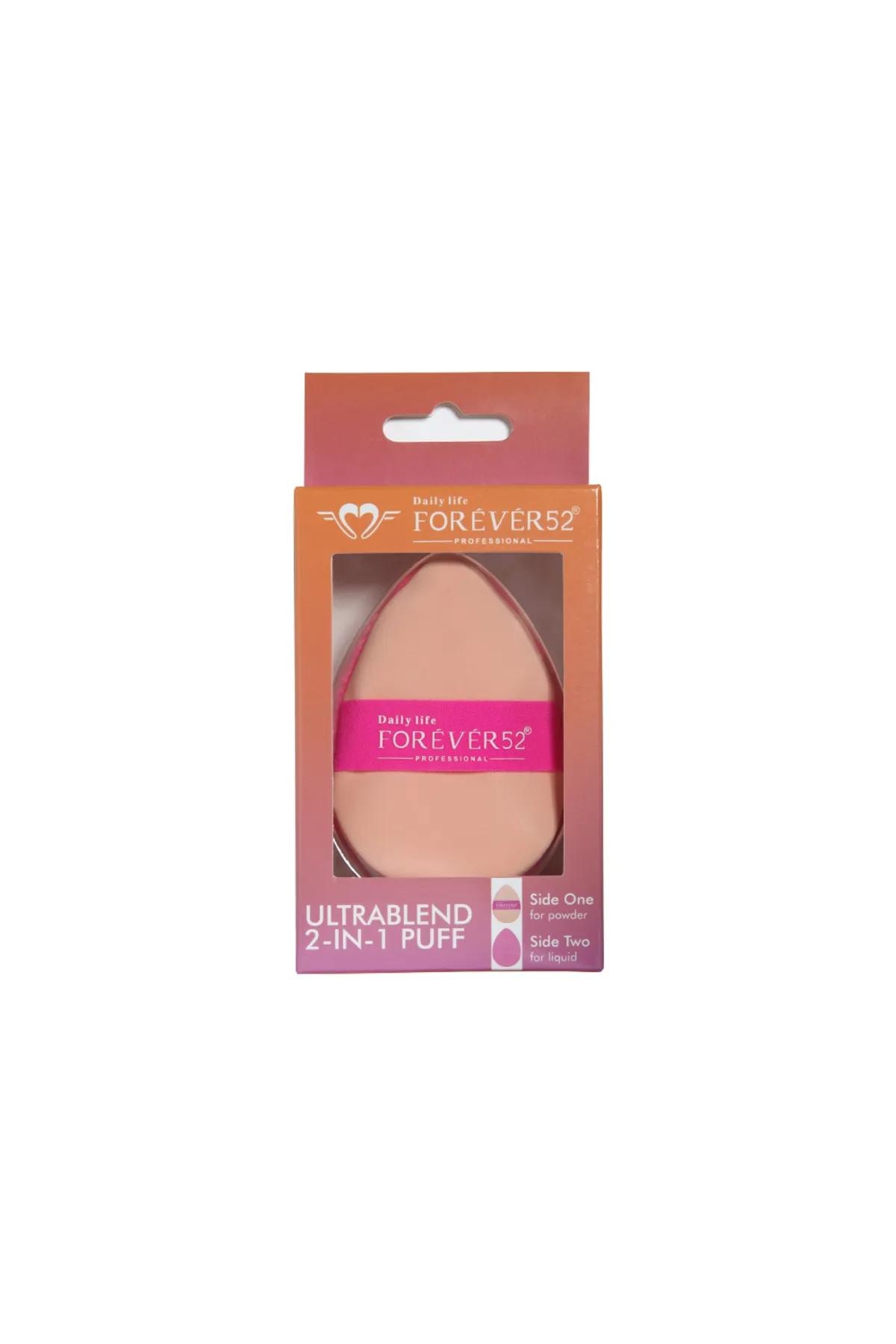 Ultrablend 2 In 1 Puff & Sponge-Pink and Beige