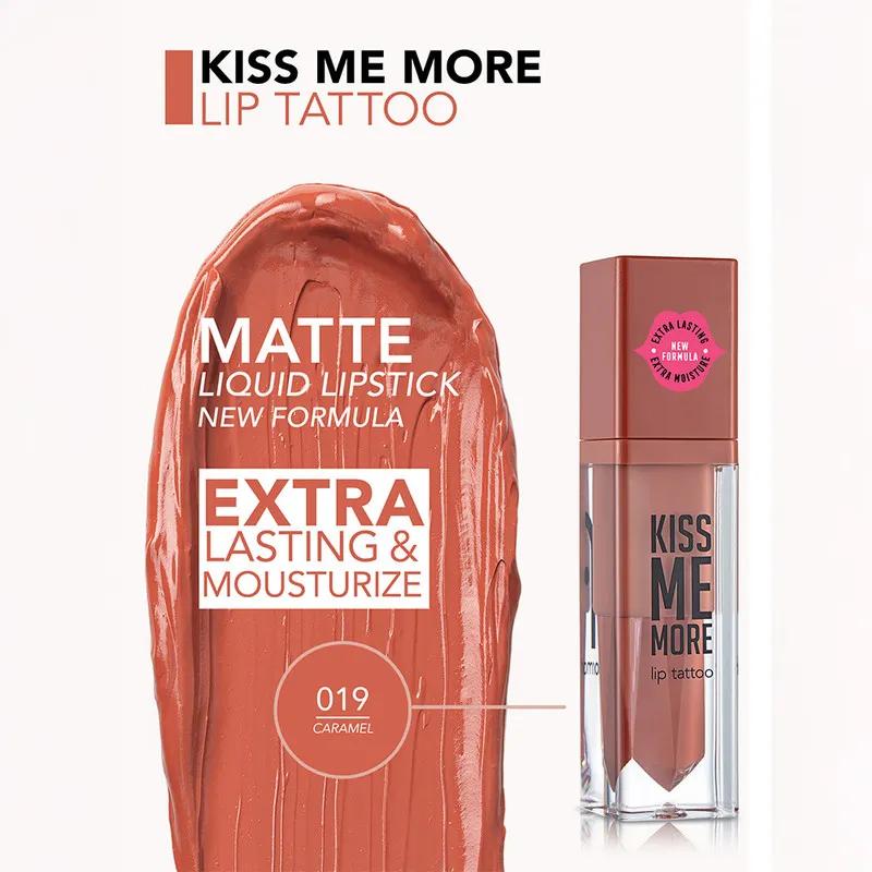 Flormar Kiss Me More Lip Tattoo New - 019 Caramel