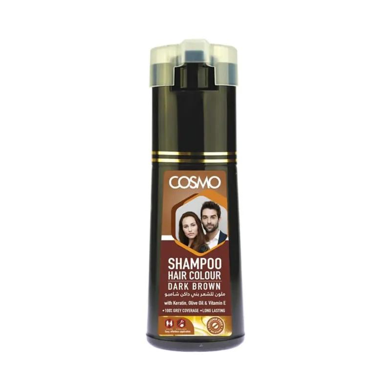 Cosmo Shampoo Hair Colour Dark Brown 180ml