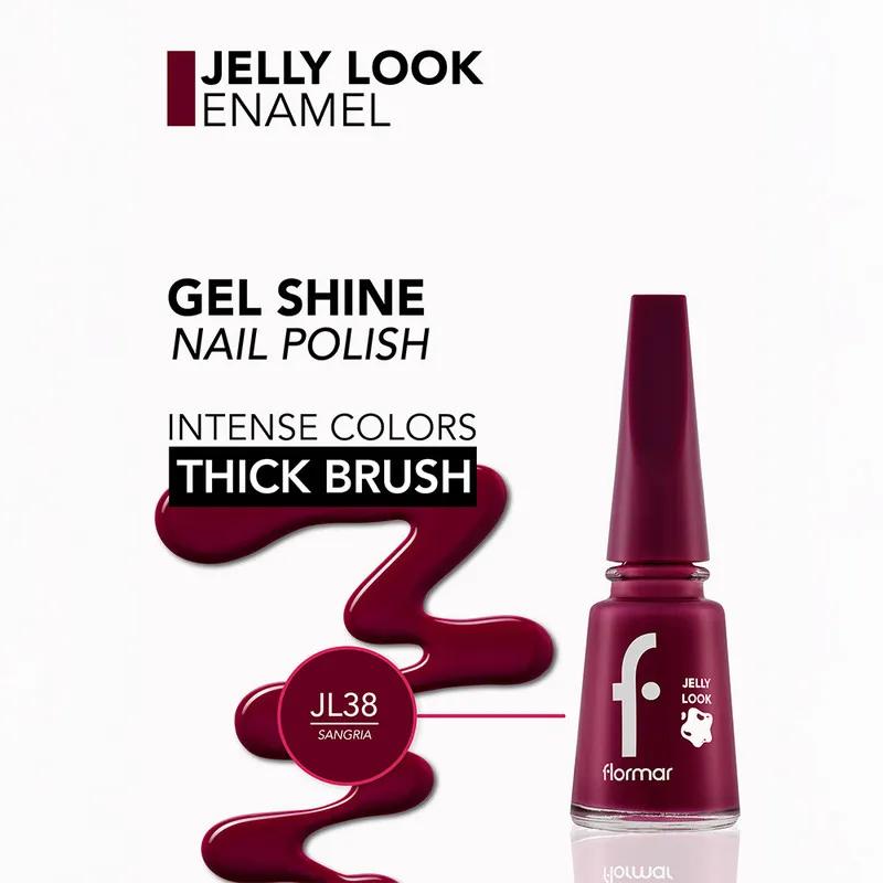 Flormar Jelly Look Nail Enamel - JL38 Sangria