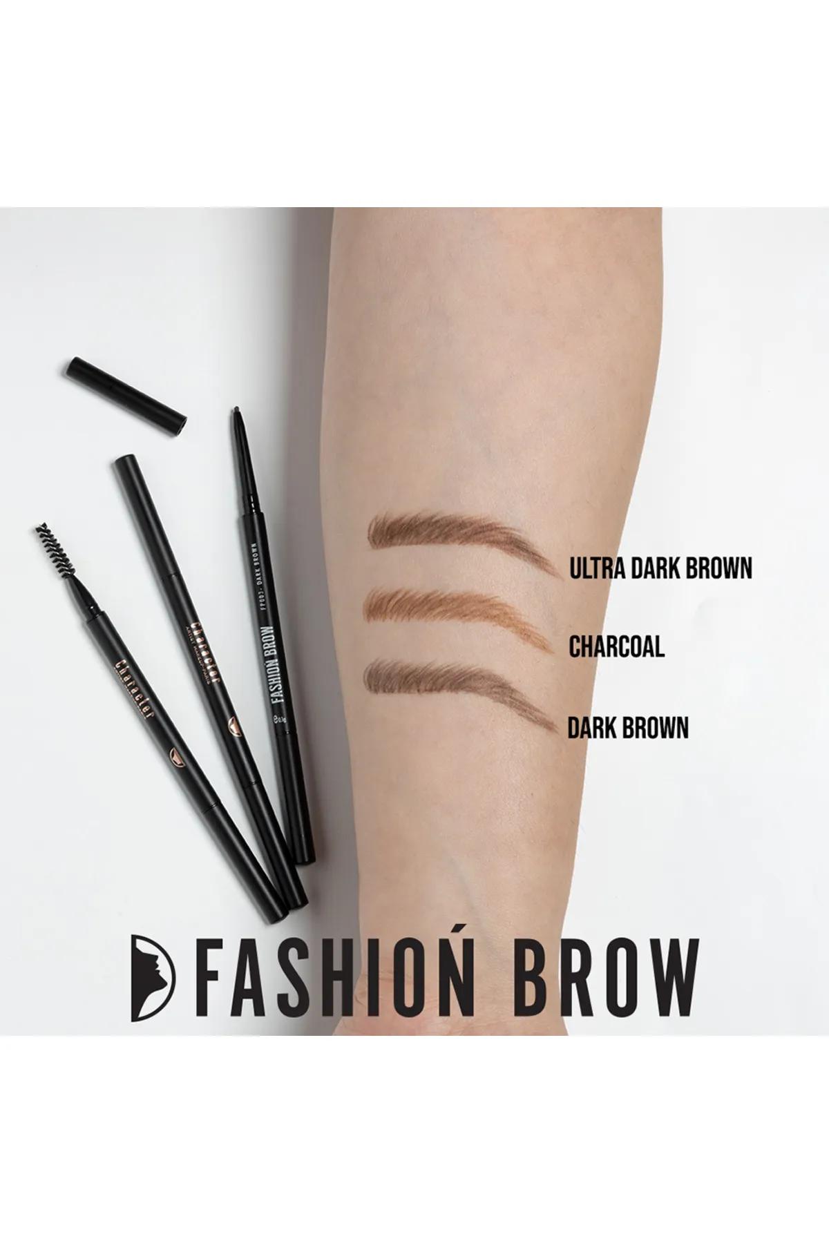 Character Fashion Brow Pencil-Ultra Dark Brown - FP001