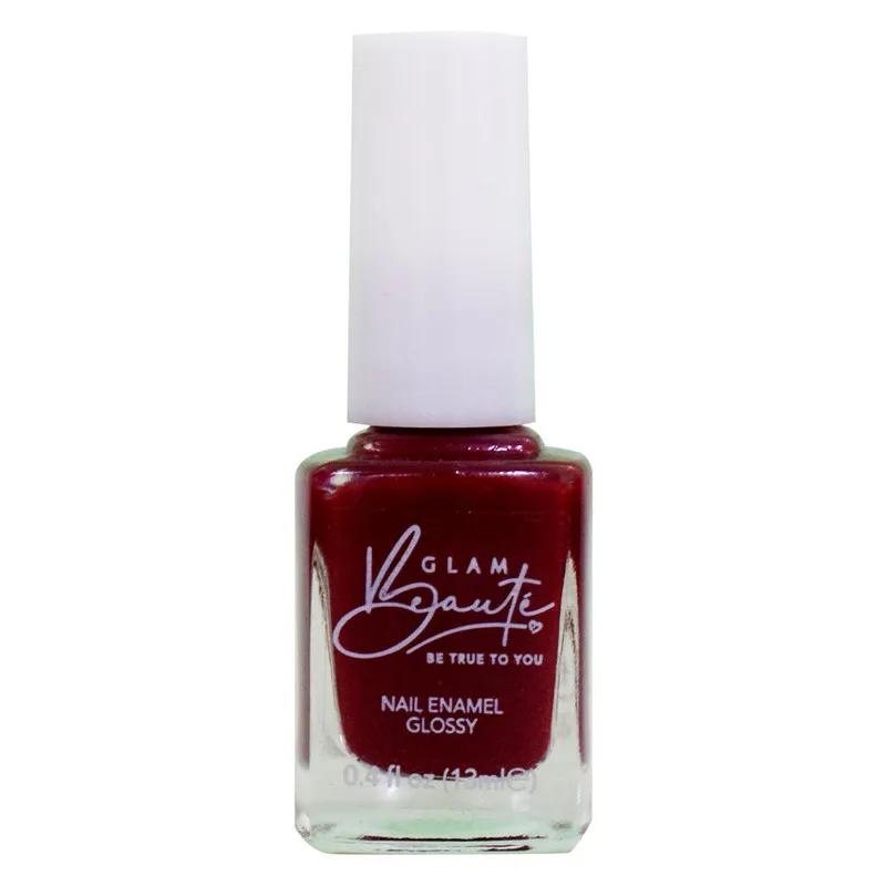 GlamBeaute Nail Enamel 19 - Cherry Red