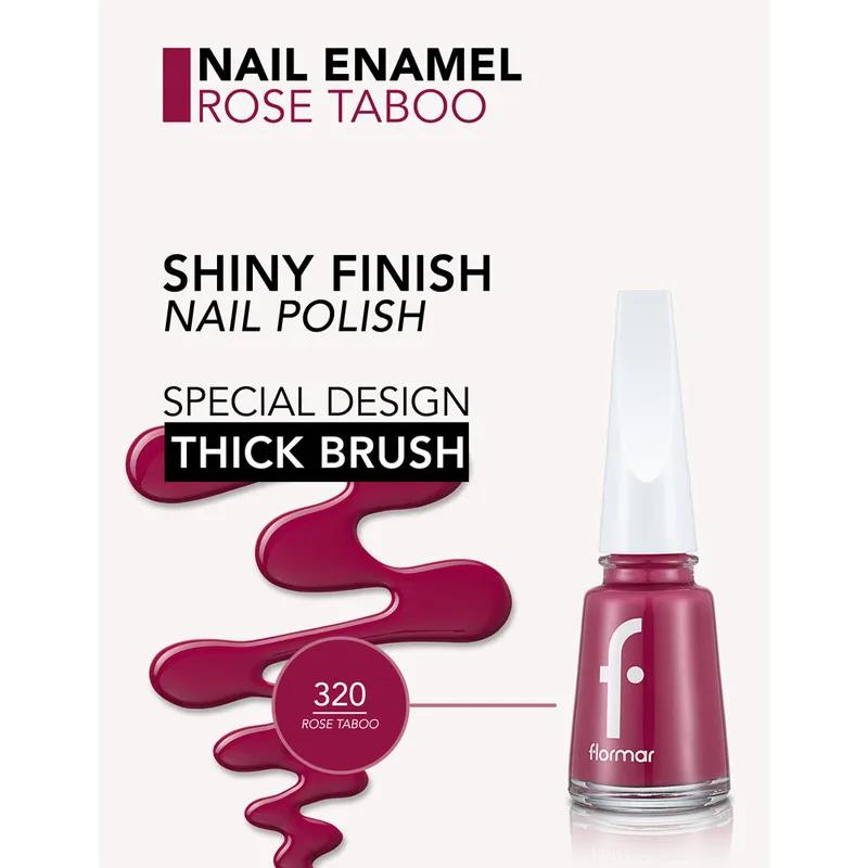 Flormar Nail Enamel - 320 Rose Taboo