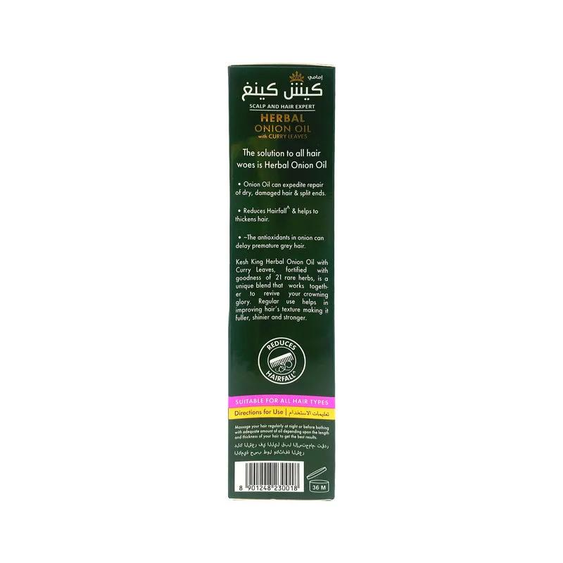 Kesh King Scalp and Hair Expert Onion Oil with Curry Leaves 200Ml