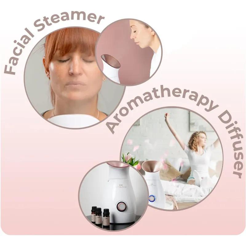 Stylpro 4-in1 Ionic Spa Facial Steamer Rose Gold - OCP20