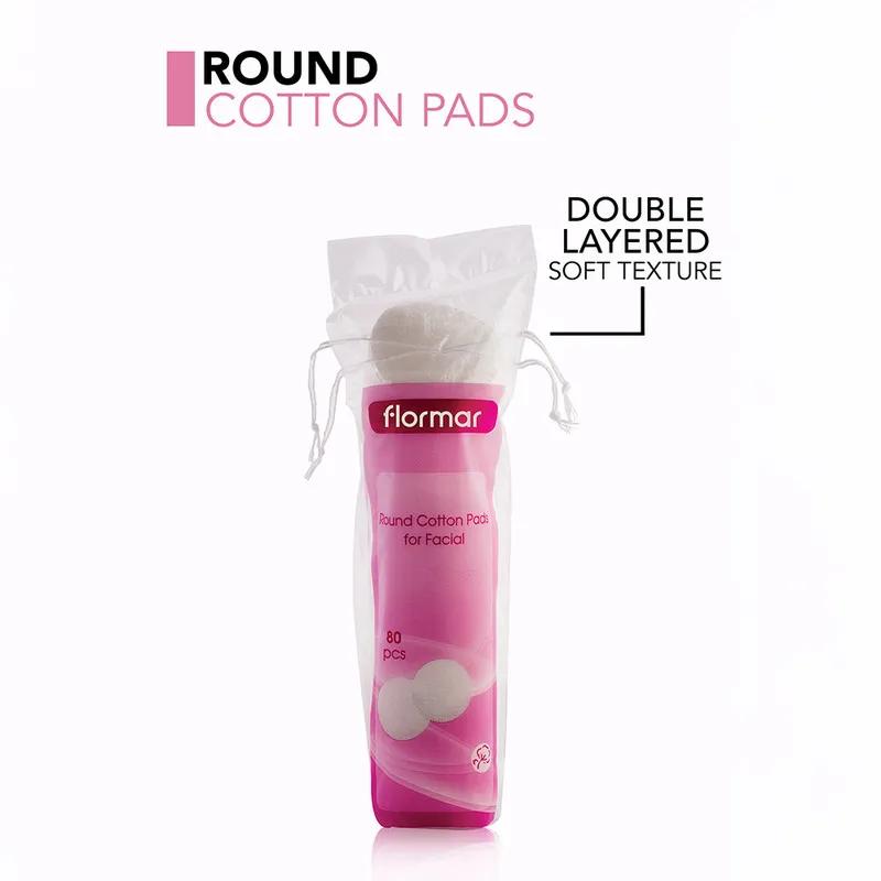 Flormar Round Cotton Pads For Facial