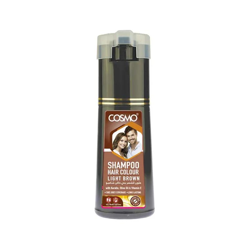 Cosmo Hair Colour Shampoo Light Brown 180Ml