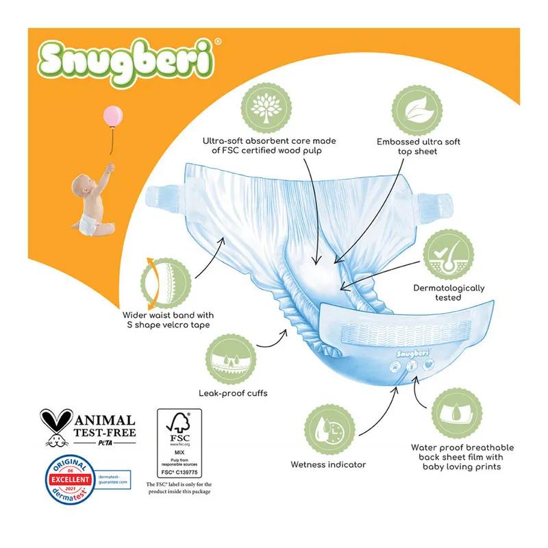 Snugberi Pants Size4 Large 24'S Twin Value Pack