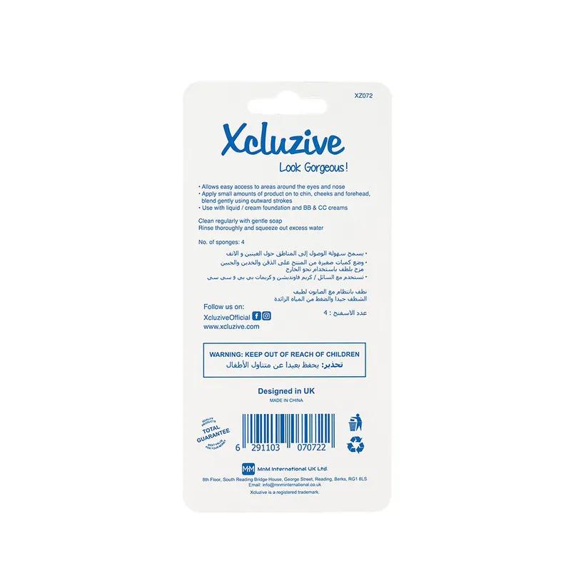 Xcluzive 4 Latex Wedges(Foundation Sponges)*