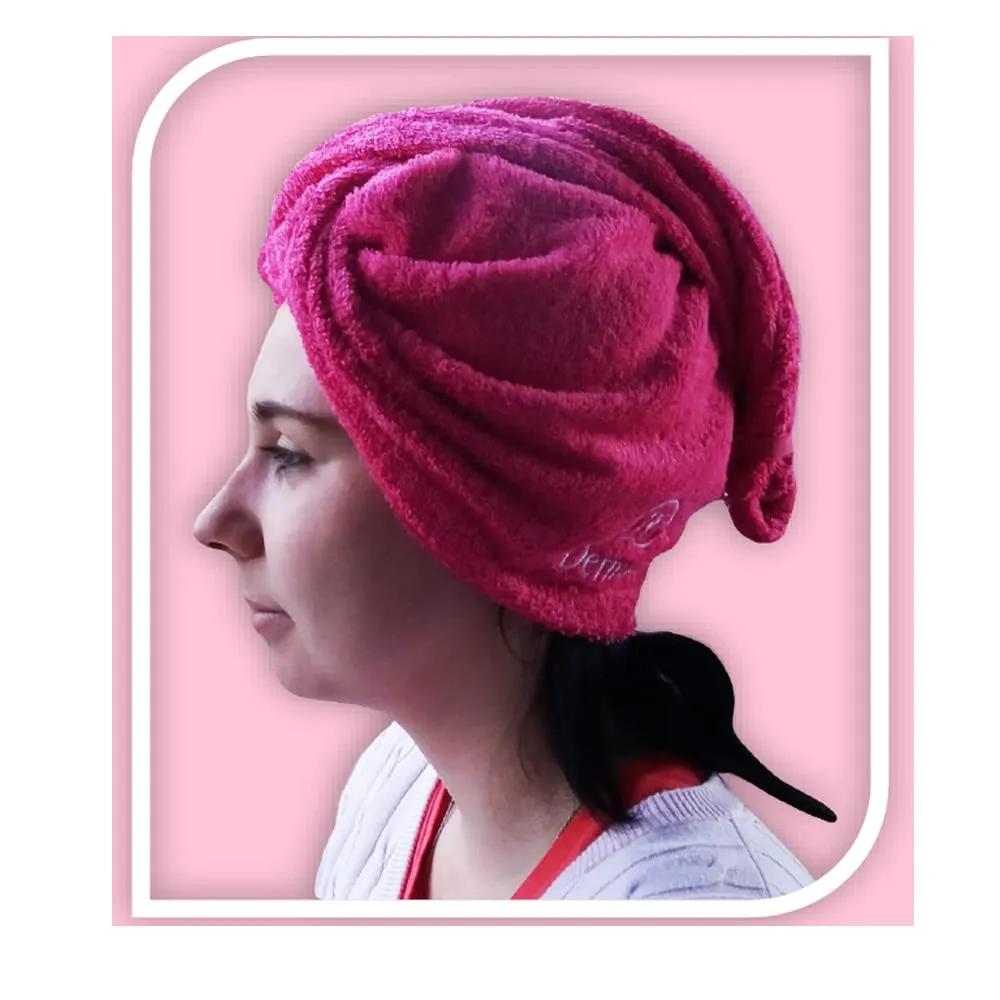 Dermacol Hairdressing Turban Magenta color