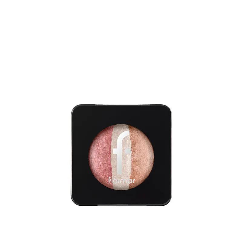 Flormar NP Baked Blush On - 053 Pinky Trio