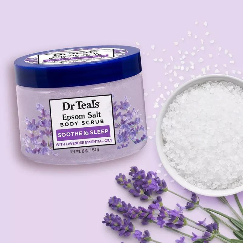 Dr Teal's Epsom Salt Body Scrub - Lavender  454g