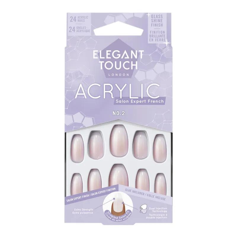 Elegant Touch French Acrylic No 2 Coffin