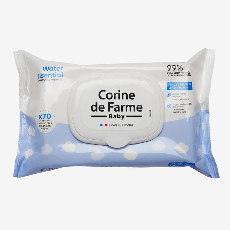 CDF-- Baby Water Essential Wipes 70's Pulls x 5 @SP