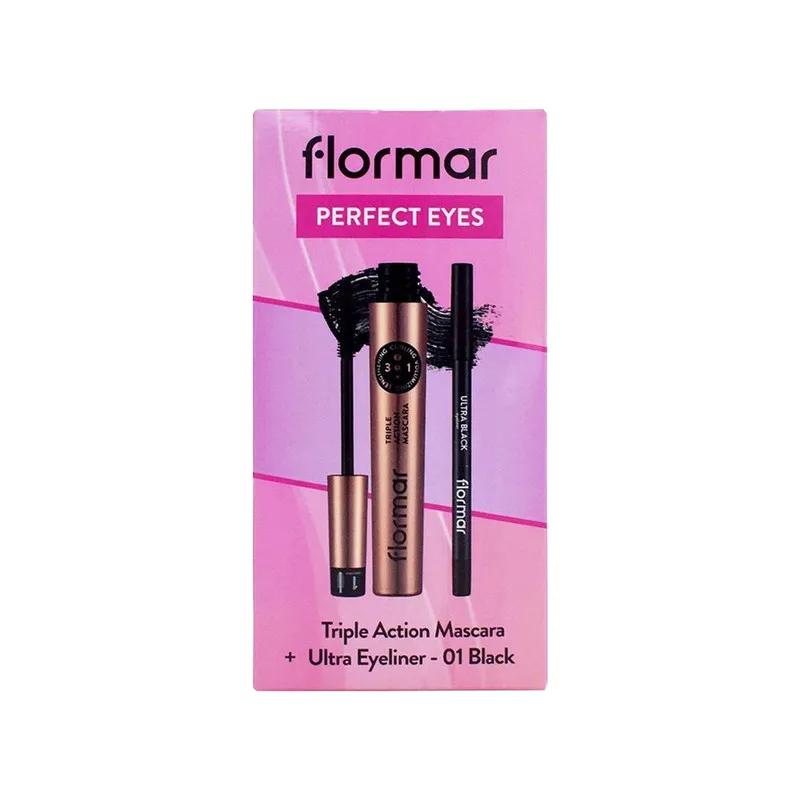 Flormar Triple Action Mascara + Ultra Eyeliner Free