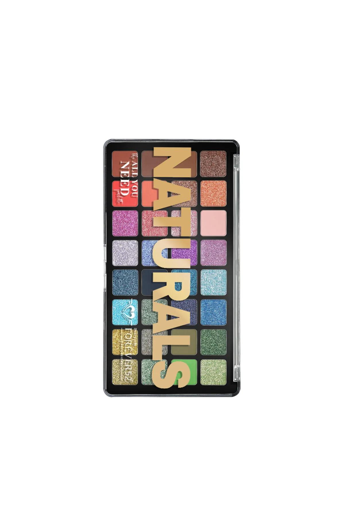 Forever52 Naturals 32 Color Eyeshadow Palette-Midnight Haze - NTR003