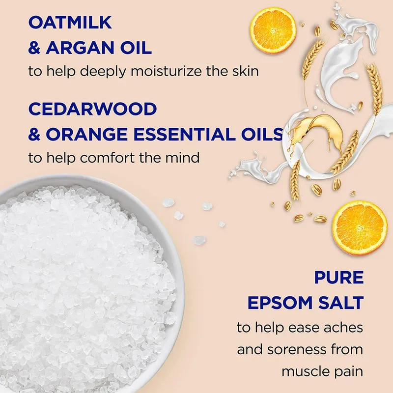 Dr Teal's Foaming Bath with Epsom Salt Oat Milk & Argan Oil 1000Ml