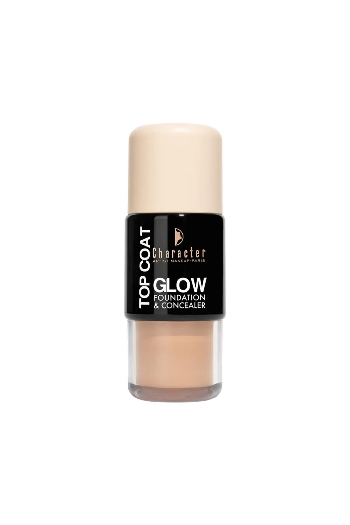 Character Top Coat Glow Foundation and Concealer-Medium Tan