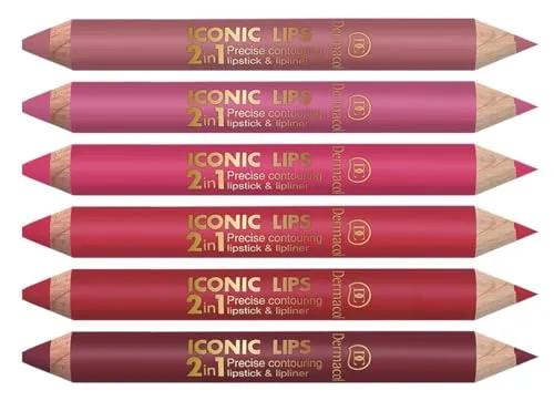 Dermacol Iconic Lips 2in1 Lipstick & Lipliner | (No 4)
